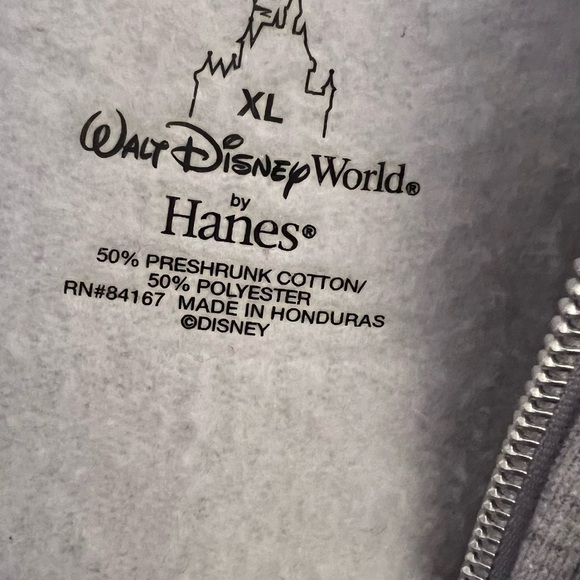 Disney, Mickey Mouse Gray Hoodie, size XL - Picture 4 of 5